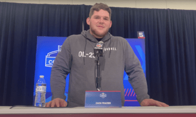 Zach Frazier at NFL Combine